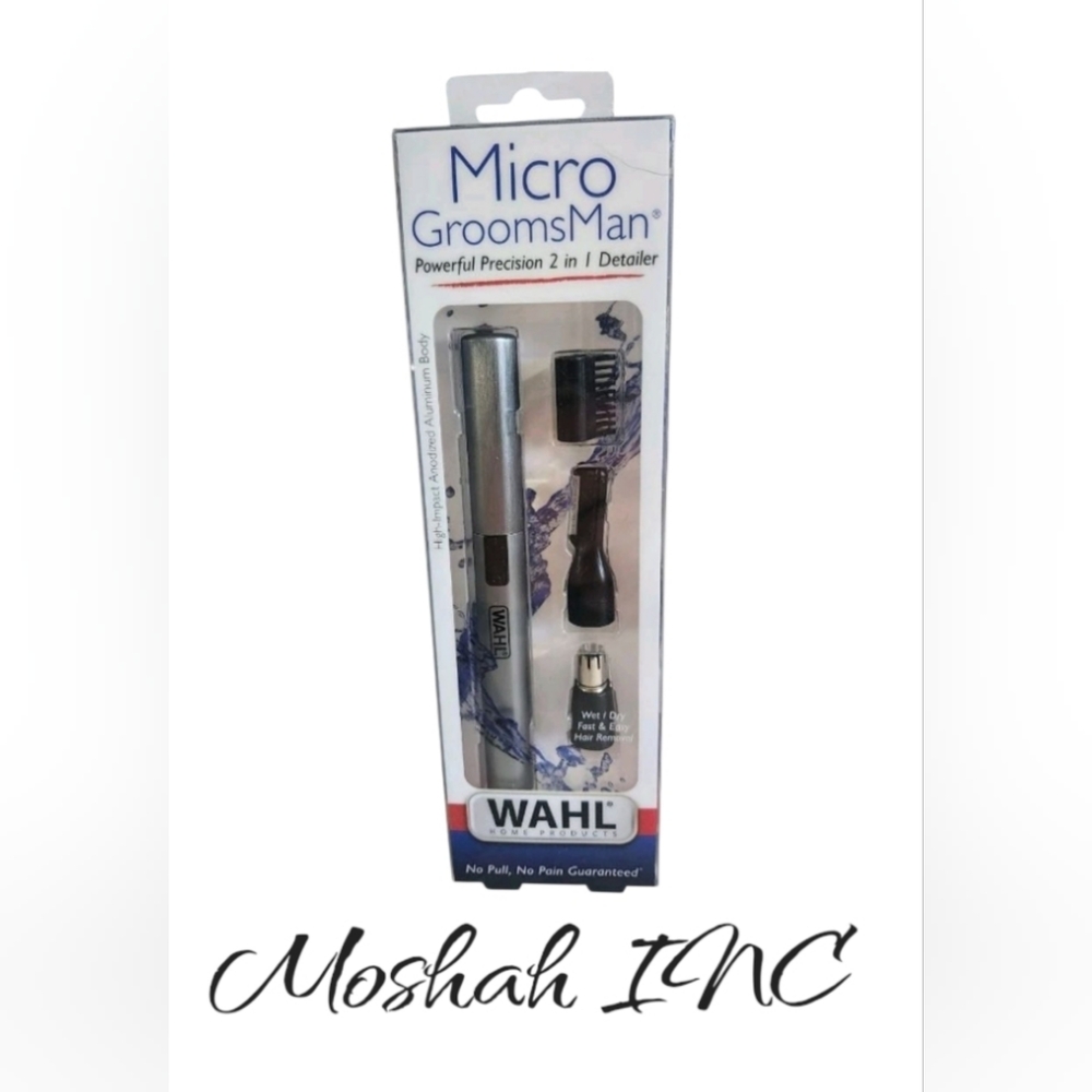 Wahl Nose Ear Trimmer Neck Hair Beard Eyebrow Groomer Clippers Micro Personal